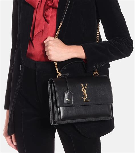 ysl sunset bag resale|YSL sunset medium chain bag.